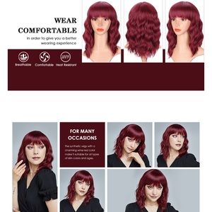 Beautiful Brand New red Wig